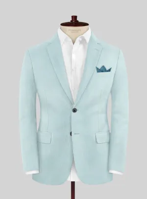Marco Stretch Light Blue Wool Jacket