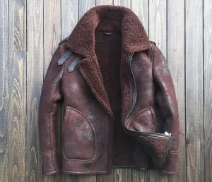 Men's B3 Sheepskin Leather Jacket