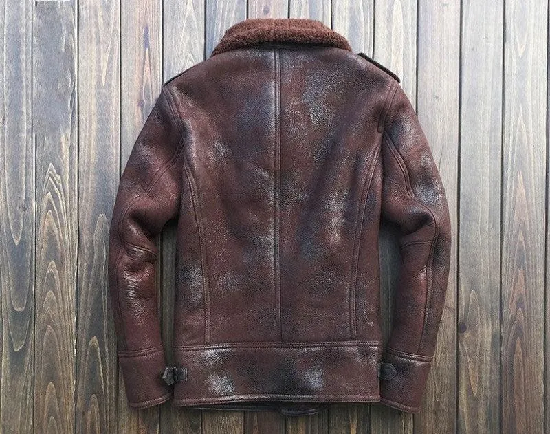 Men's B3 Sheepskin Leather Jacket