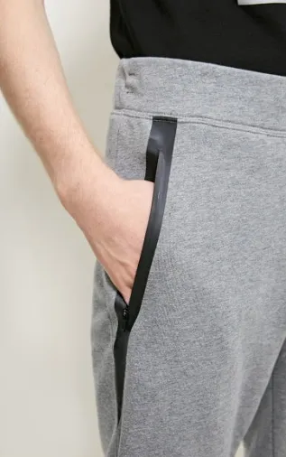 Men's Spring Stretch Slim Fit Sweatpants with Zipper Pockets