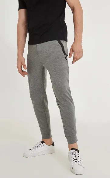 Men's Spring Stretch Slim Fit Sweatpants with Zipper Pockets
