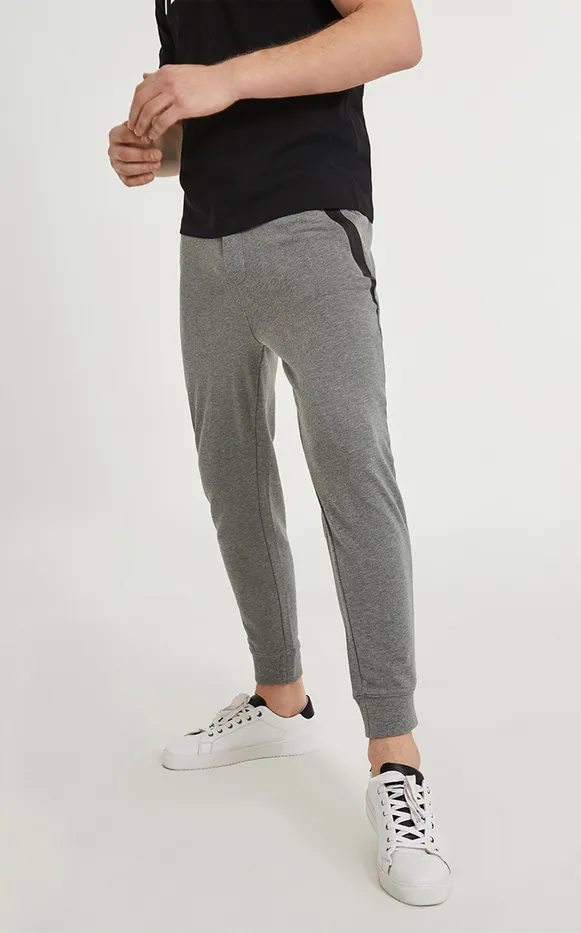 Men's Spring Stretch Slim Fit Sweatpants with Zipper Pockets