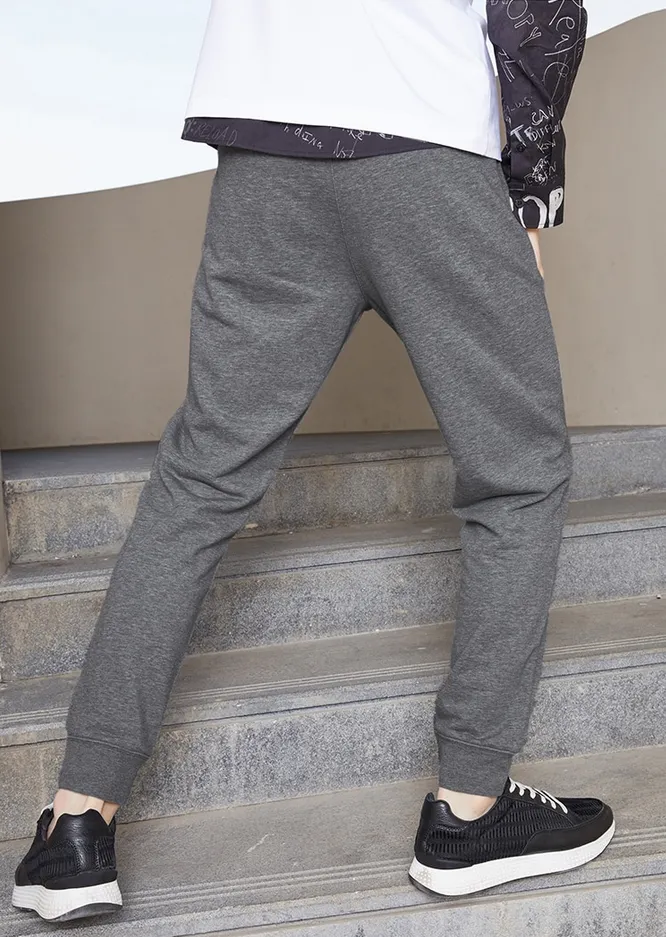 Men's Spring Stretch Slim Fit Sweatpants with Zipper Pockets