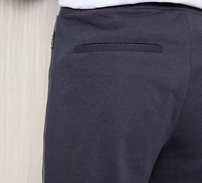 Men's Spring Stretch Slim Fit Sweatpants with Zipper Pockets