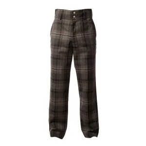 Men's Tartan Trews Trousers Hamilton Grey