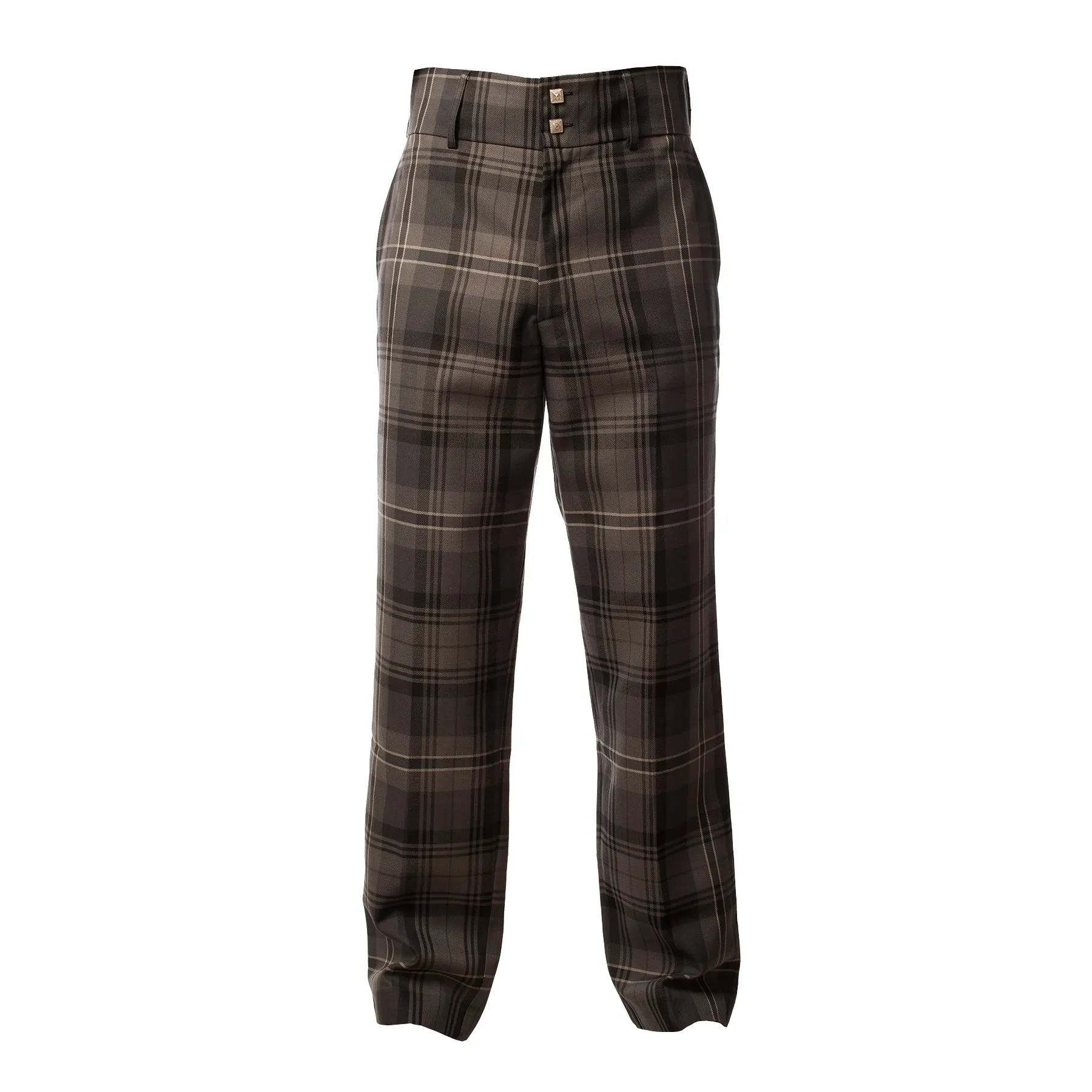 Men's Tartan Trews Trousers Hamilton Grey