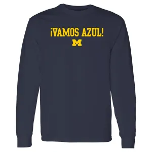 Michigan Vamos Azul Long Sleeve - Navy