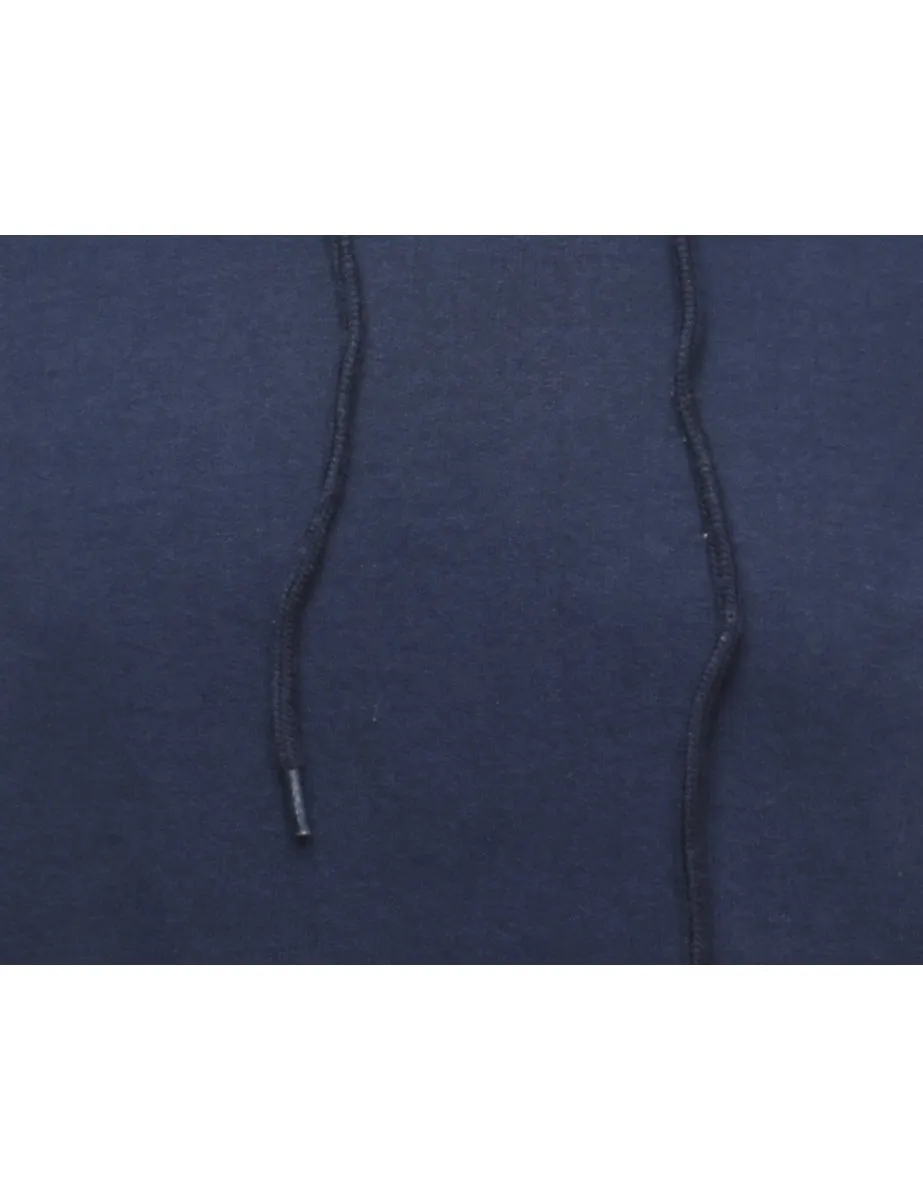 Navy Hooded Sweatshirt - M