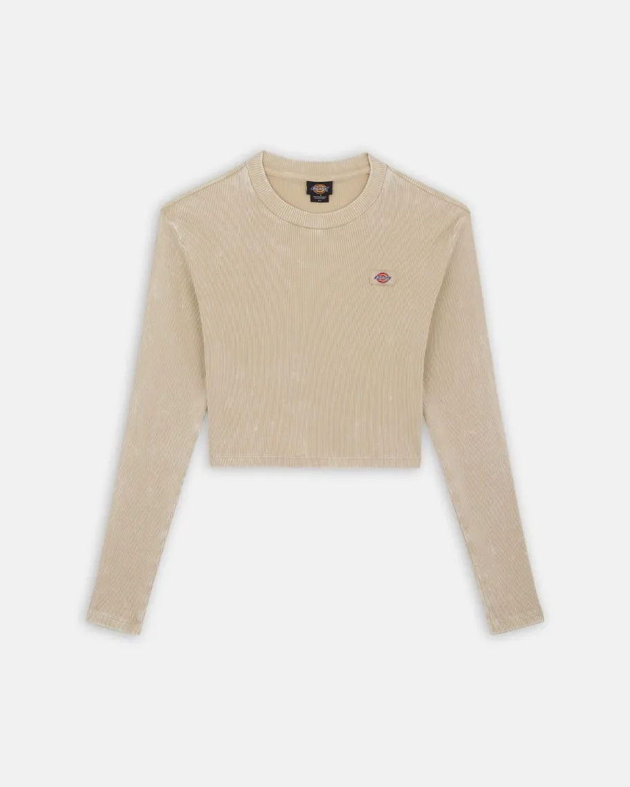 Newington T-Shirt in Double Dye & Acid Wash Sandstone