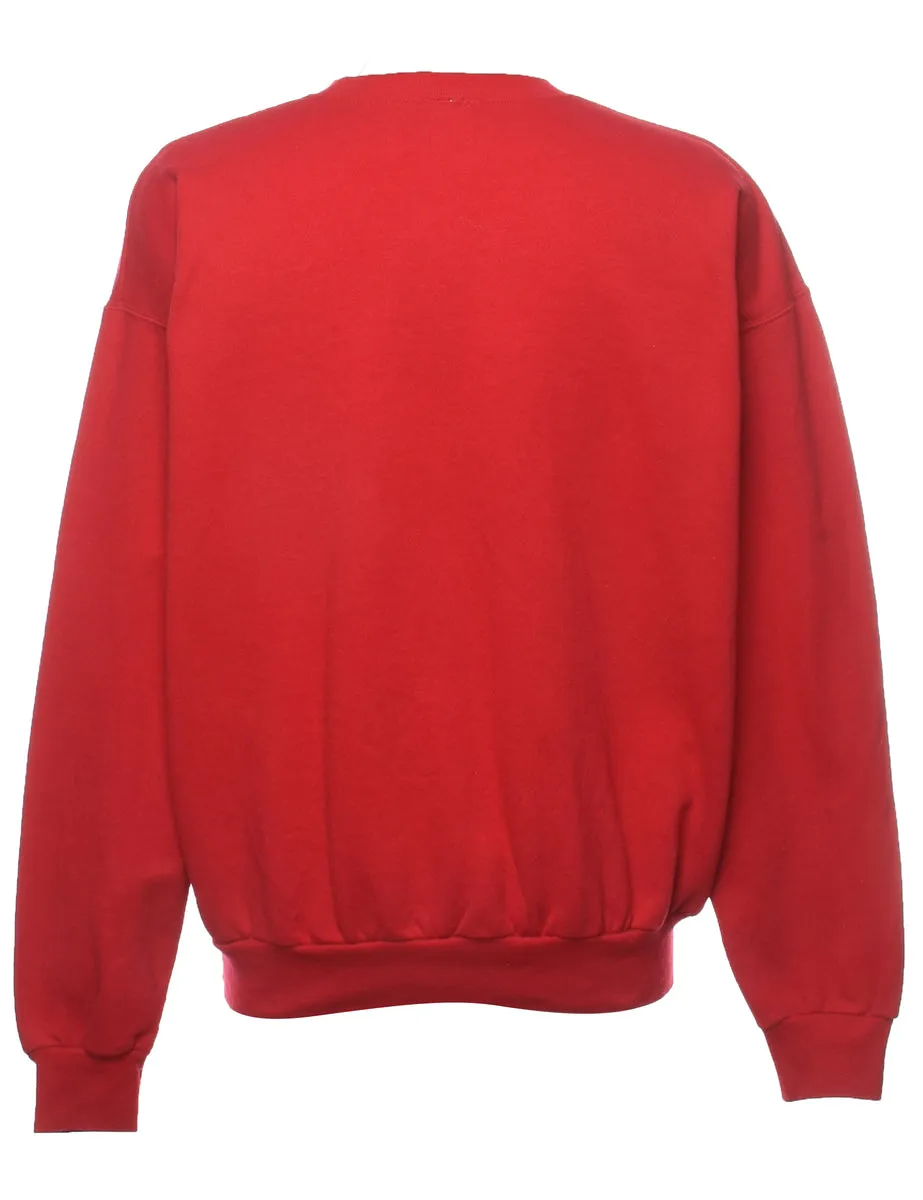 North Carolina State Pirates Printed Sweatshirt - L