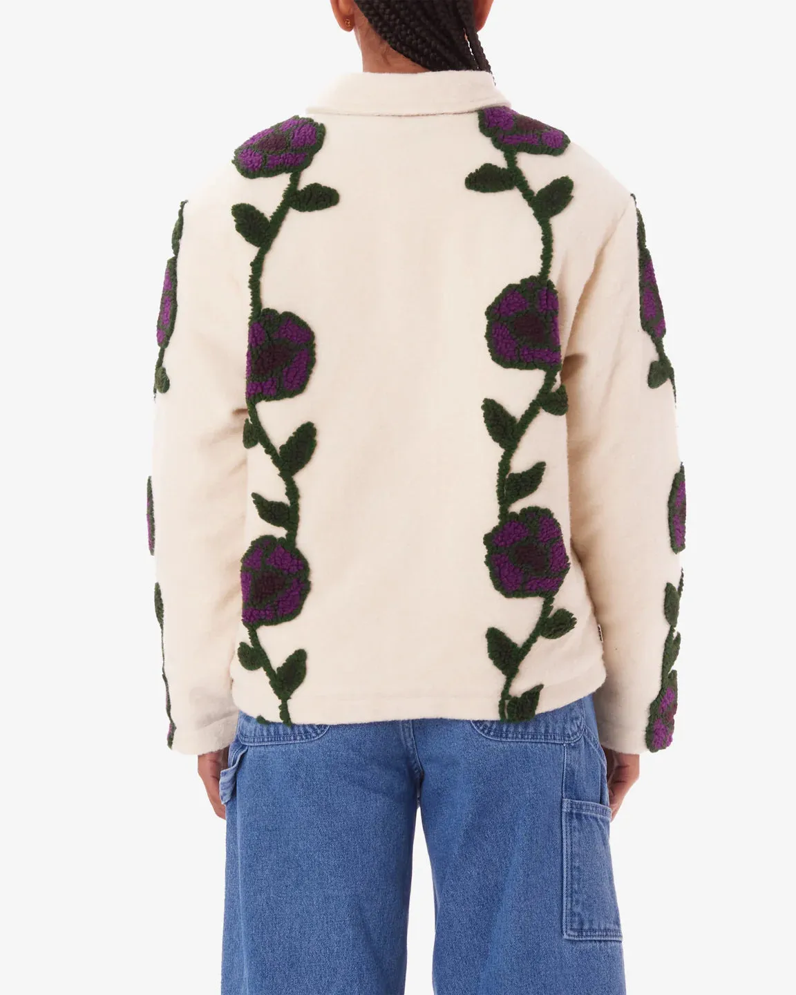 Obey Fields Jacquard Sherpa Jacket