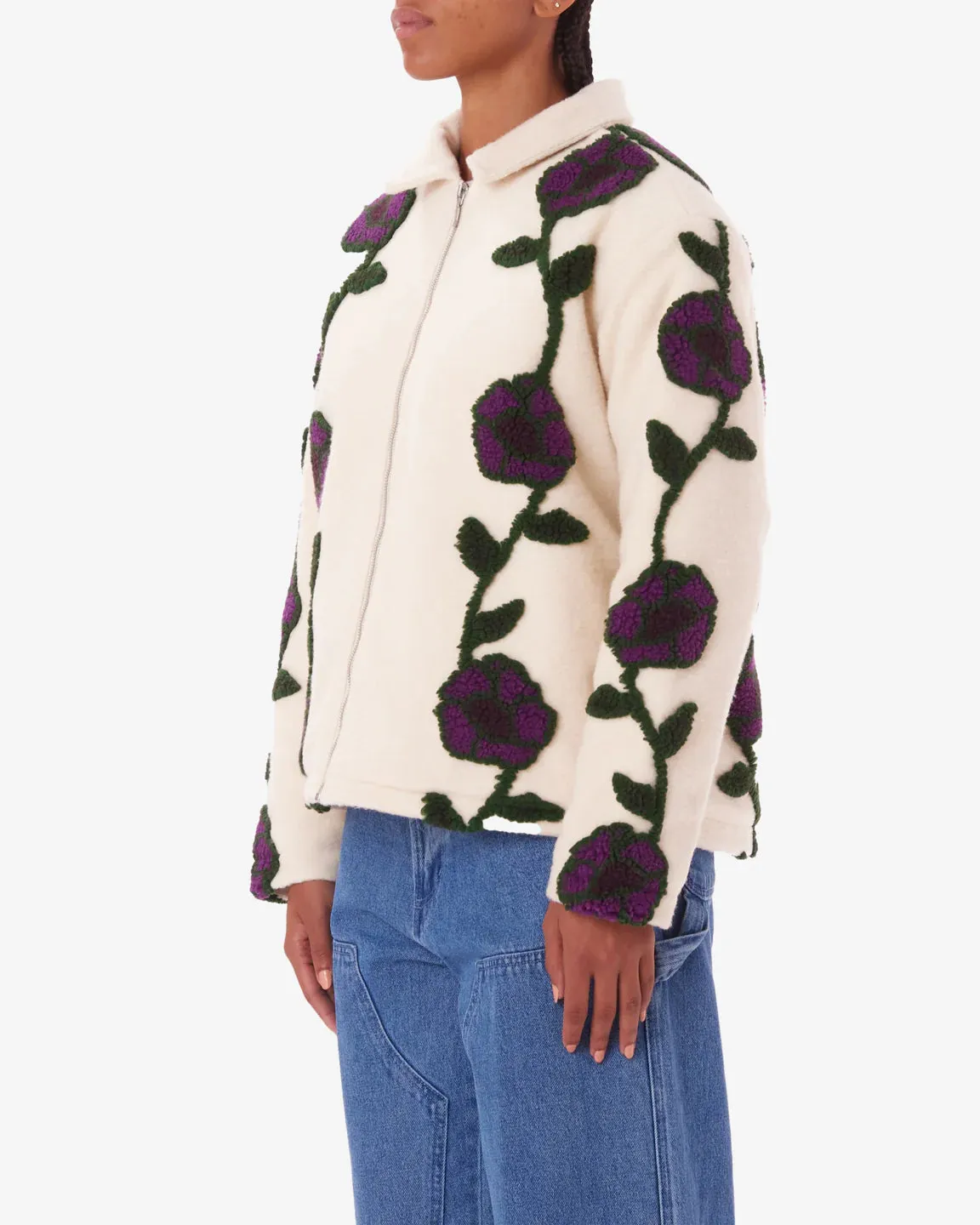 Obey Fields Jacquard Sherpa Jacket