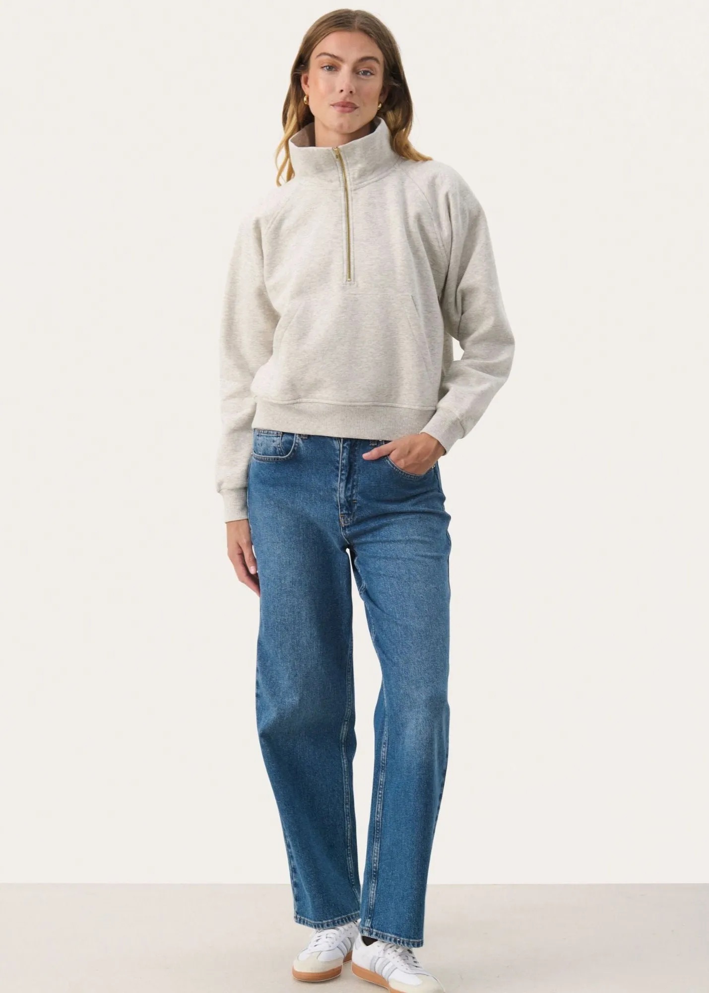 Part Two Lailah 1/4 Zip Sweatshirt