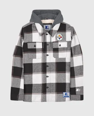 Pittsburgh Steelers Sherpa Lined Plaid Jacket