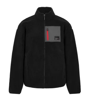 Porsche Motorsport Utility Sherpa Fleece Sweatshirt - Black