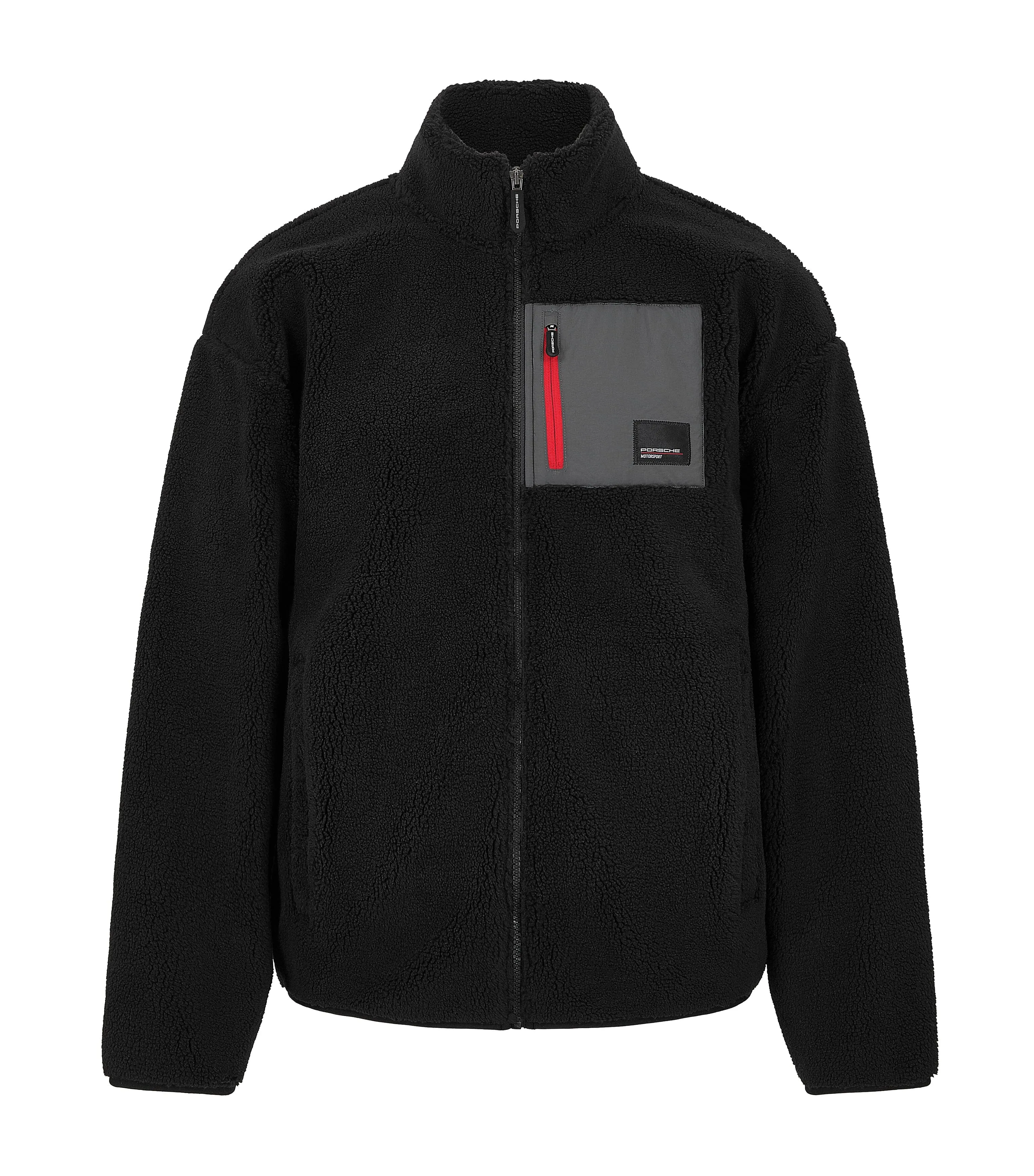Porsche Motorsport Utility Sherpa Fleece Sweatshirt - Black