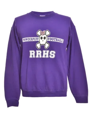 Powerpuff Football Printed Sweatshirt - M