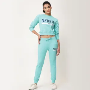 Printed Joggers - Blue