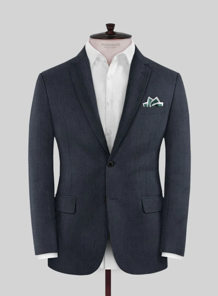 Reda Indigo Blue Wool Jacket