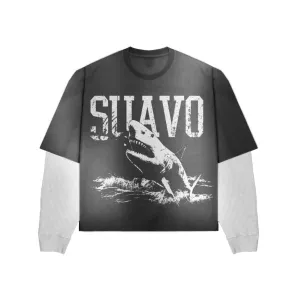 SHARK HEAVY WAFFLE LONG SLEEVE