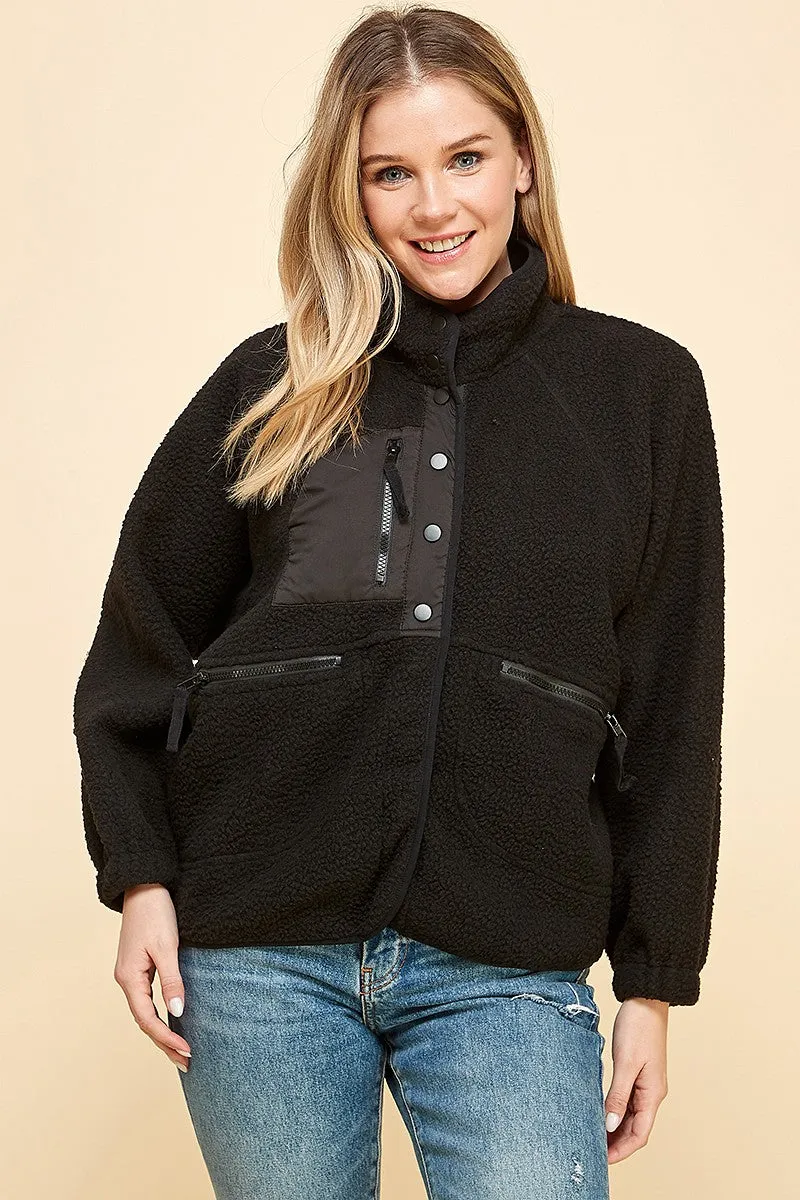 Sherpa Jacket - Black