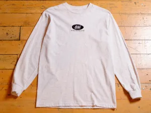 SM Oval Embroidered Long Sleeve T-Shirt - Ash Heather