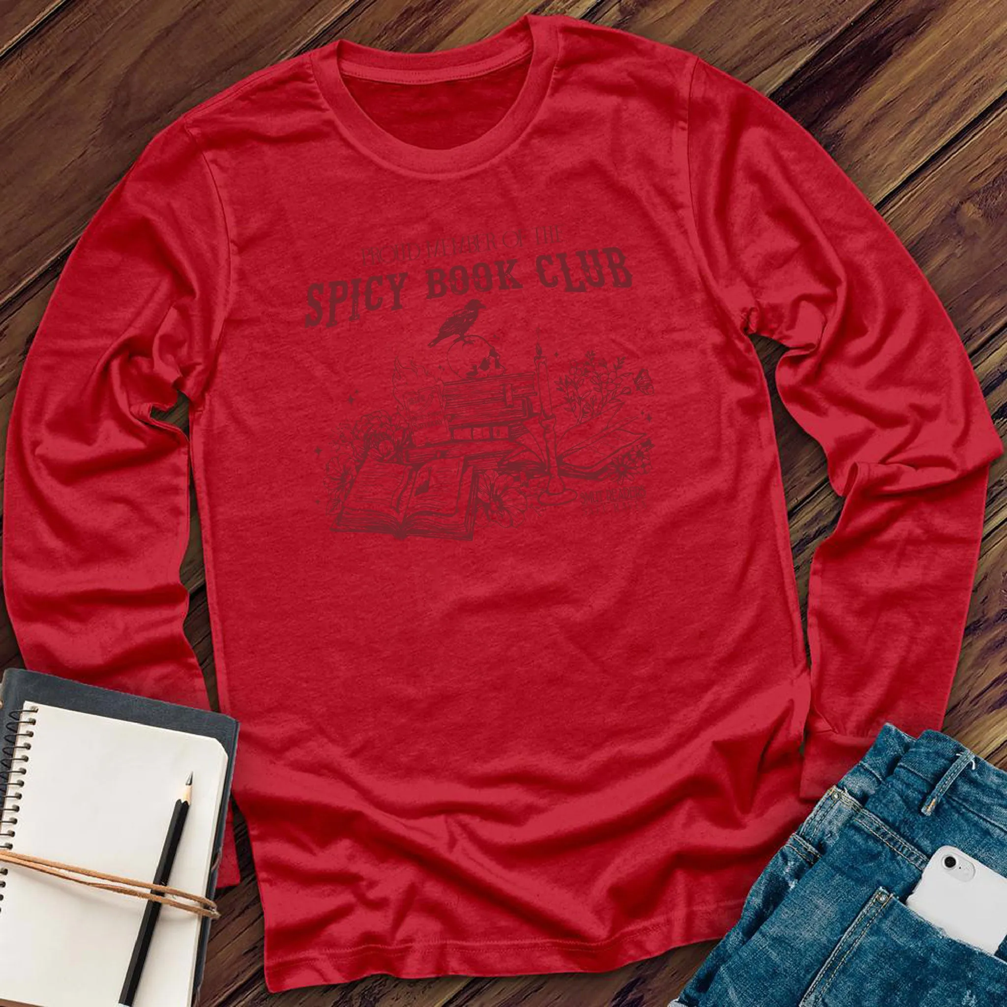 Spicy Book Club Member Long Sleeve