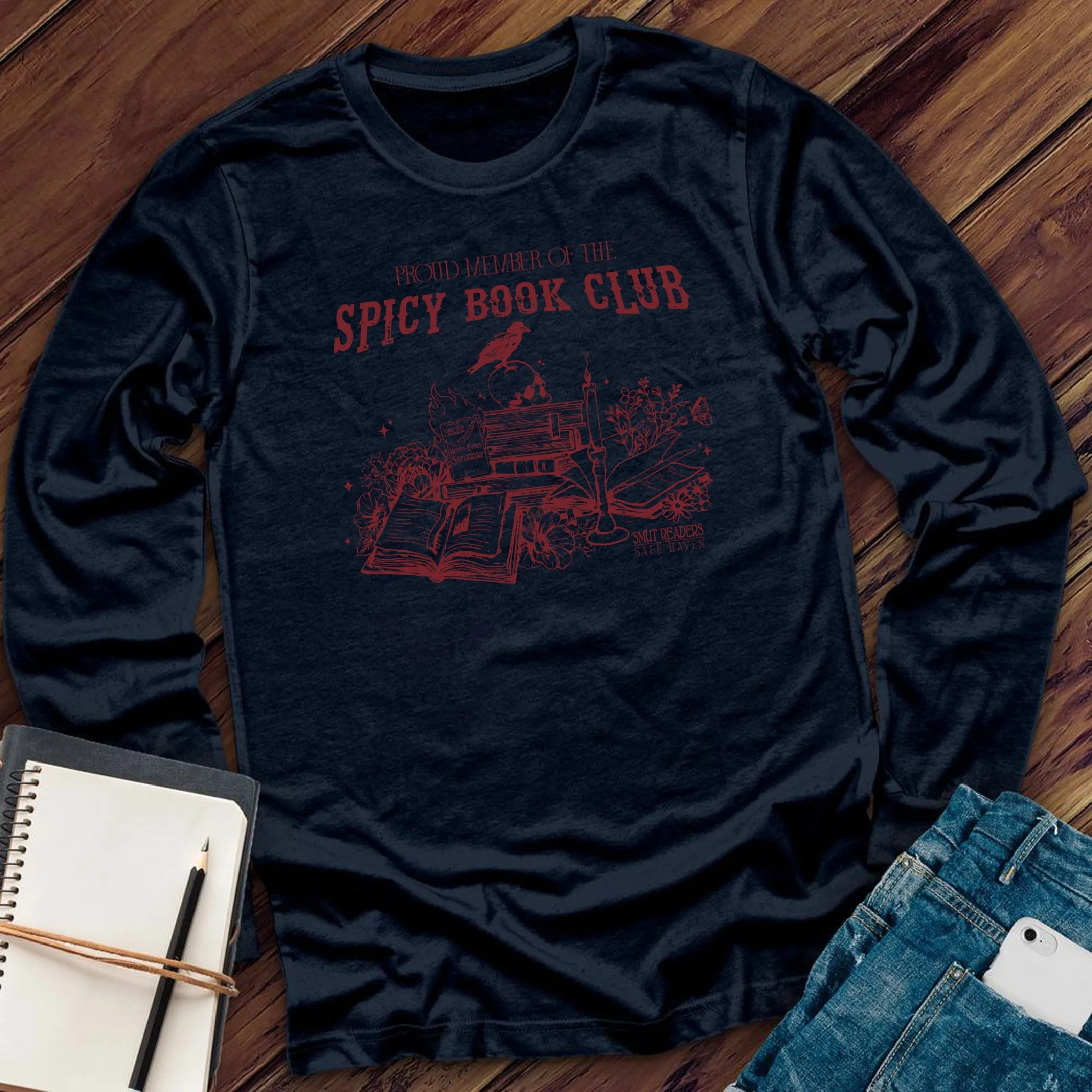 Spicy Book Club Member Long Sleeve