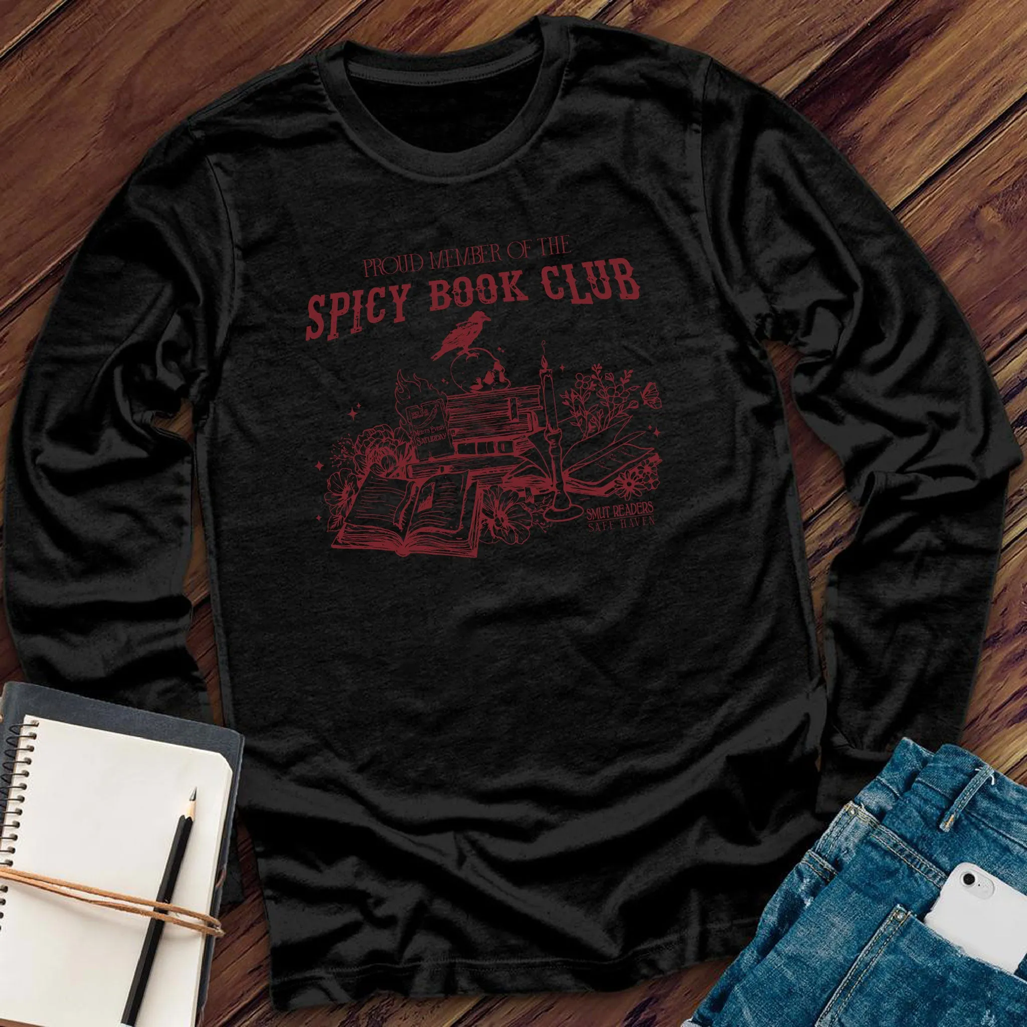 Spicy Book Club Member Long Sleeve
