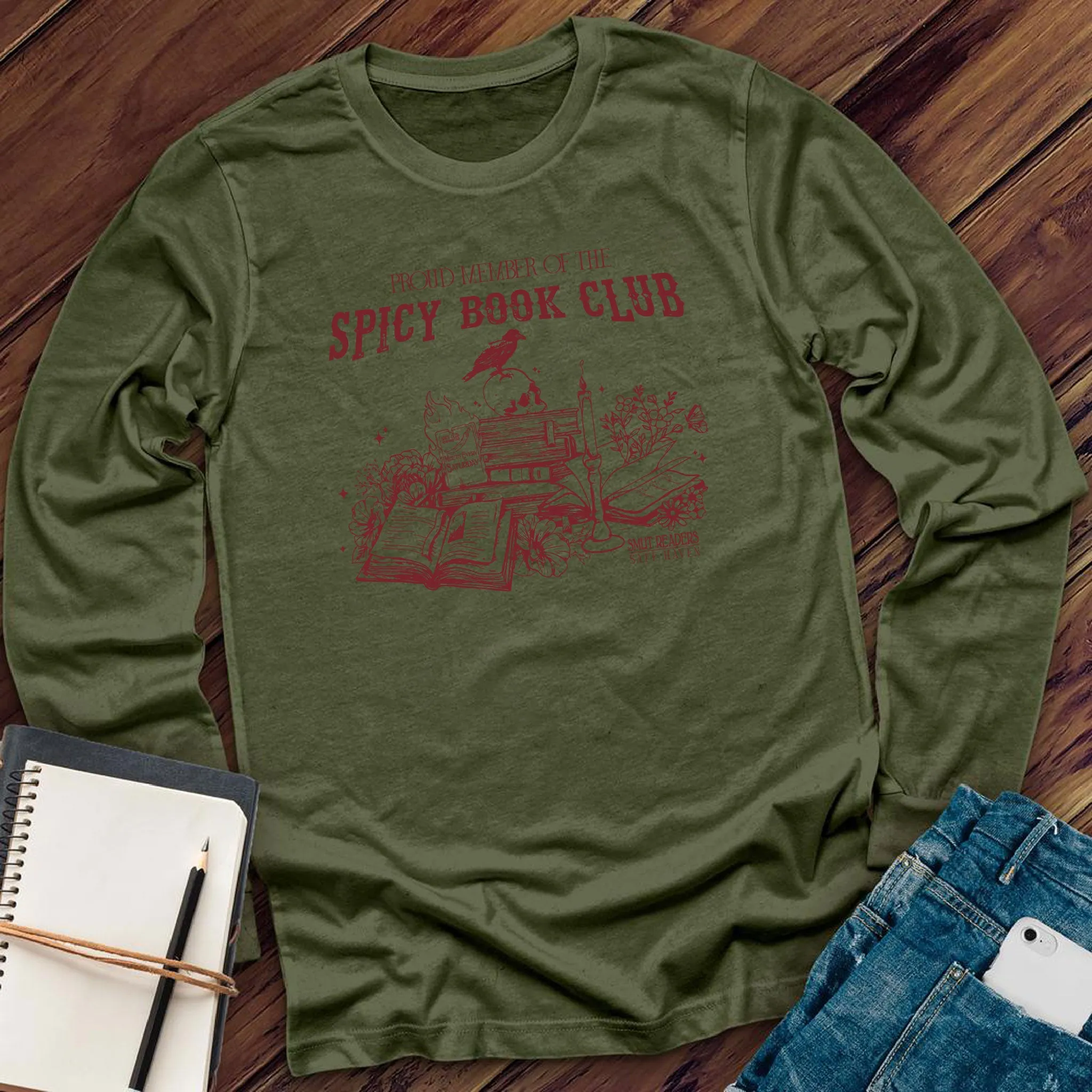 Spicy Book Club Member Long Sleeve