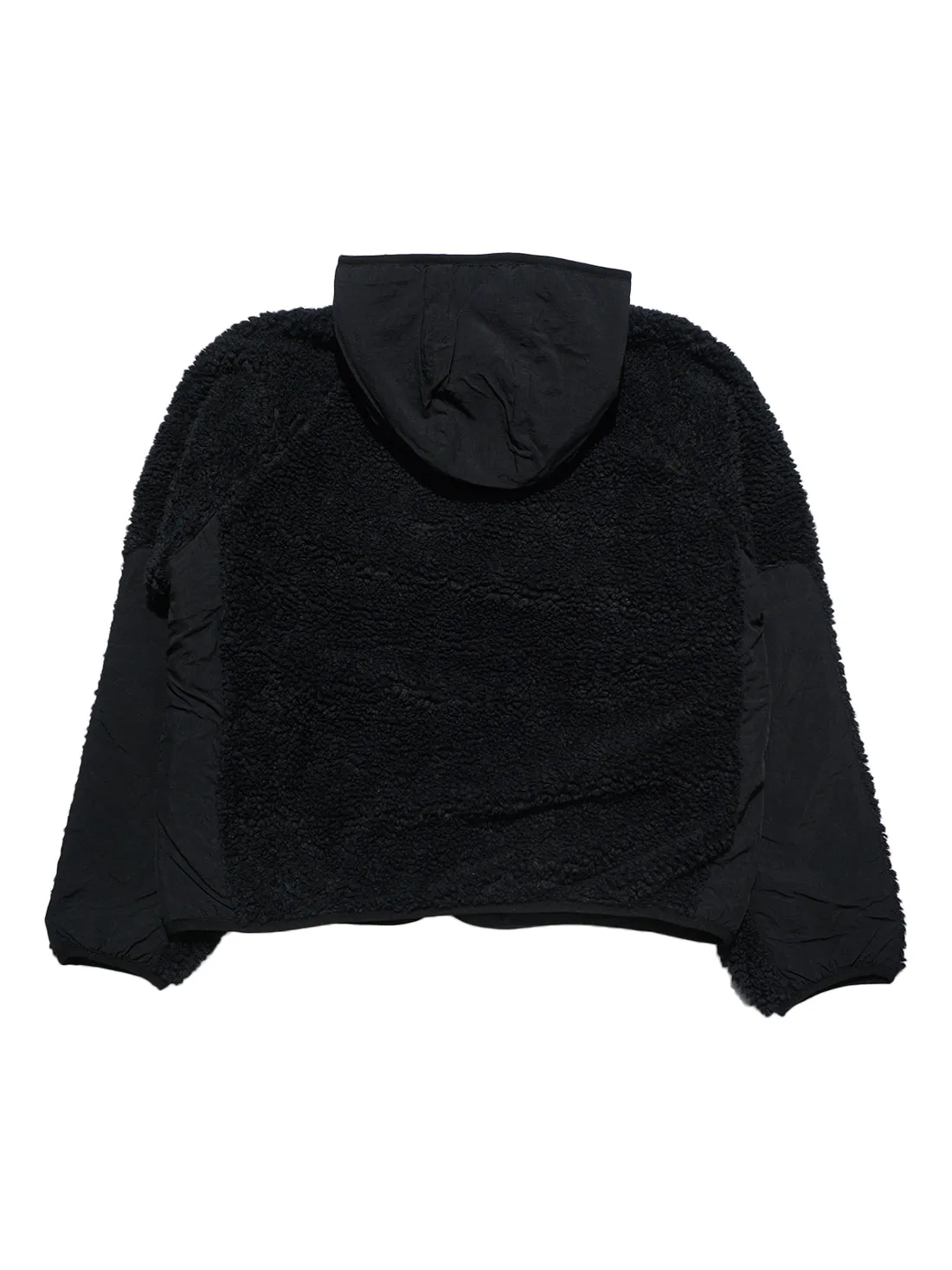 Stussy Sherpa Paneled Hooded Jacket - Black