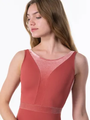 Suffolk Adult Autumn Glow Tank with Low Scoop Back Leotard
