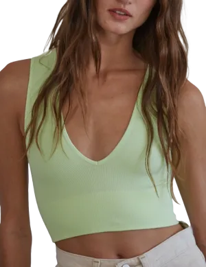Take The Plunge Tank Neon Lemon
