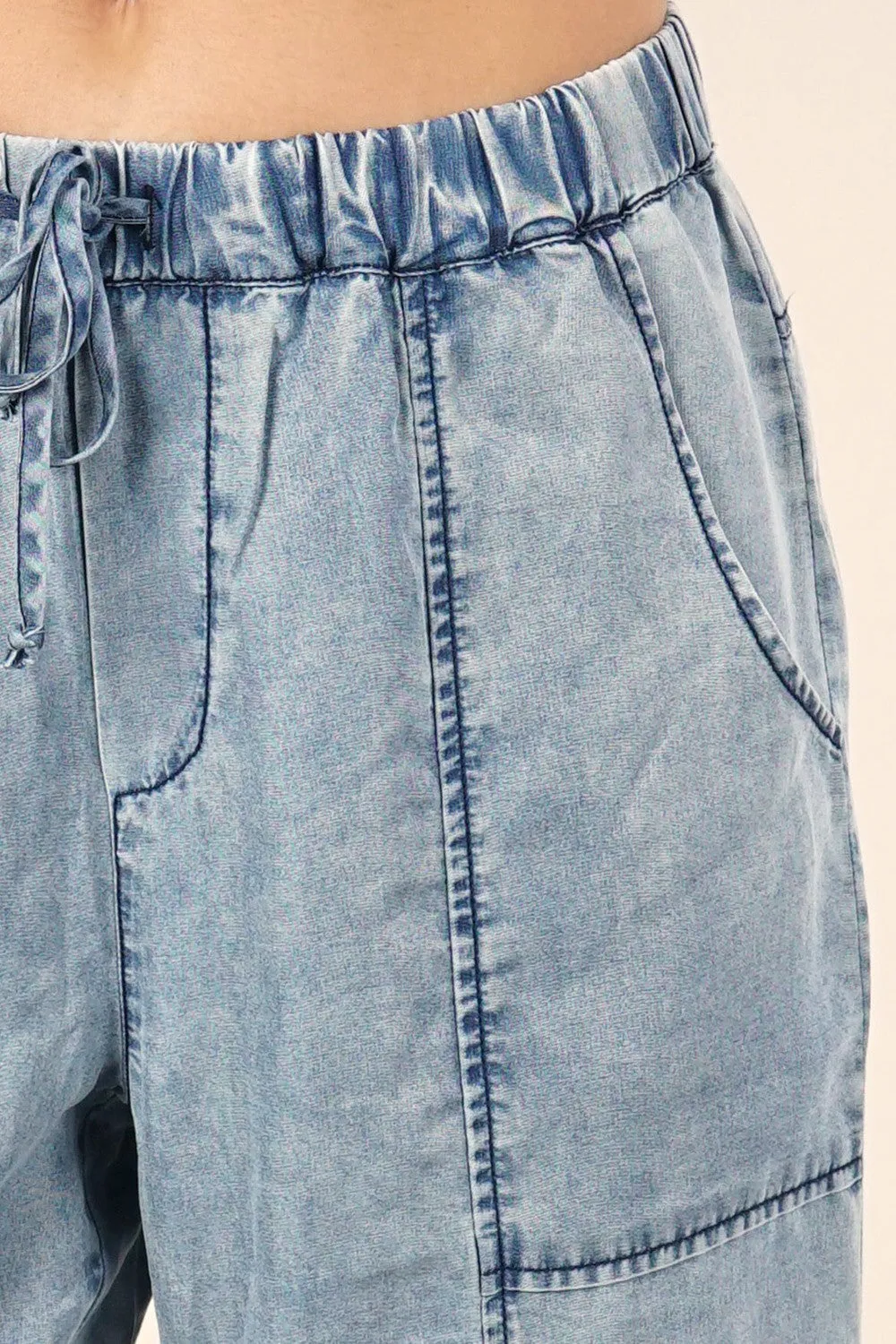 Tencel Drawstring Jogger