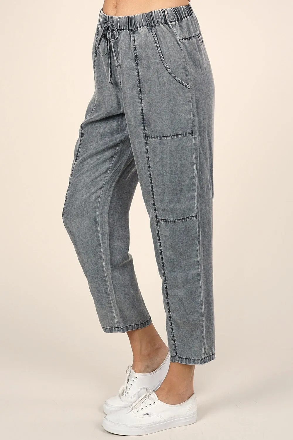 Tencel Drawstring Jogger