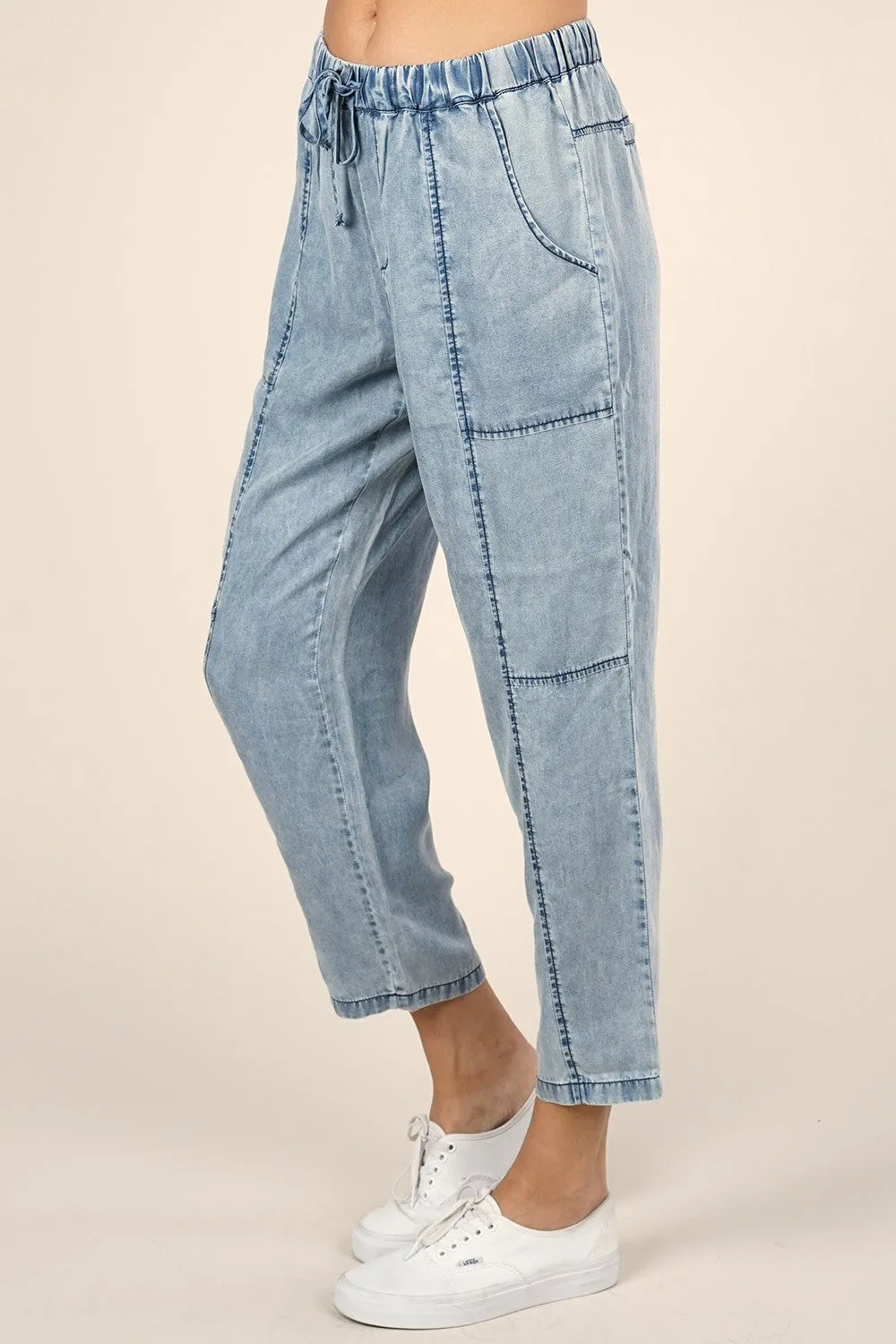 Tencel Drawstring Jogger