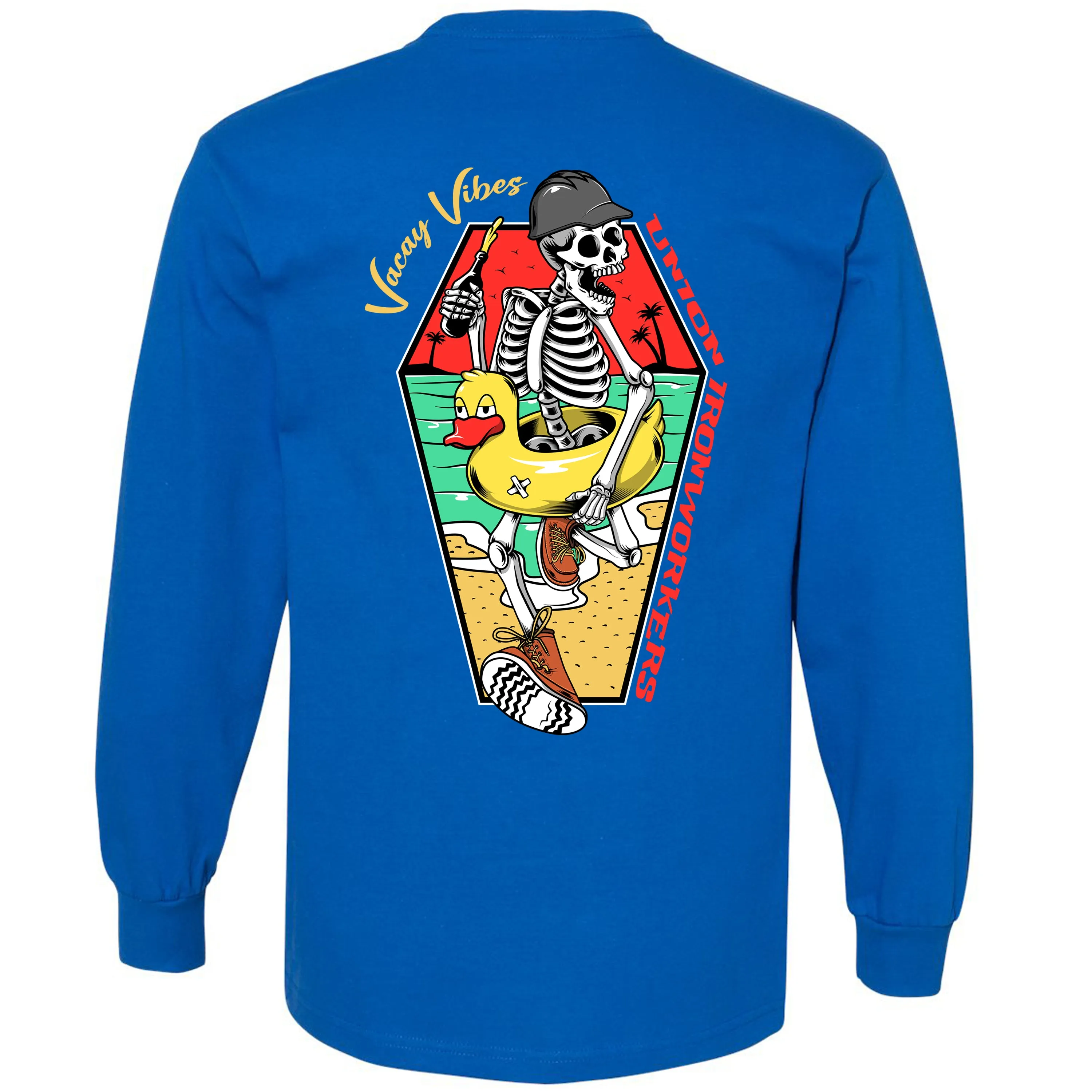 VACAY VIBES SKELETON LONG SLEEVE