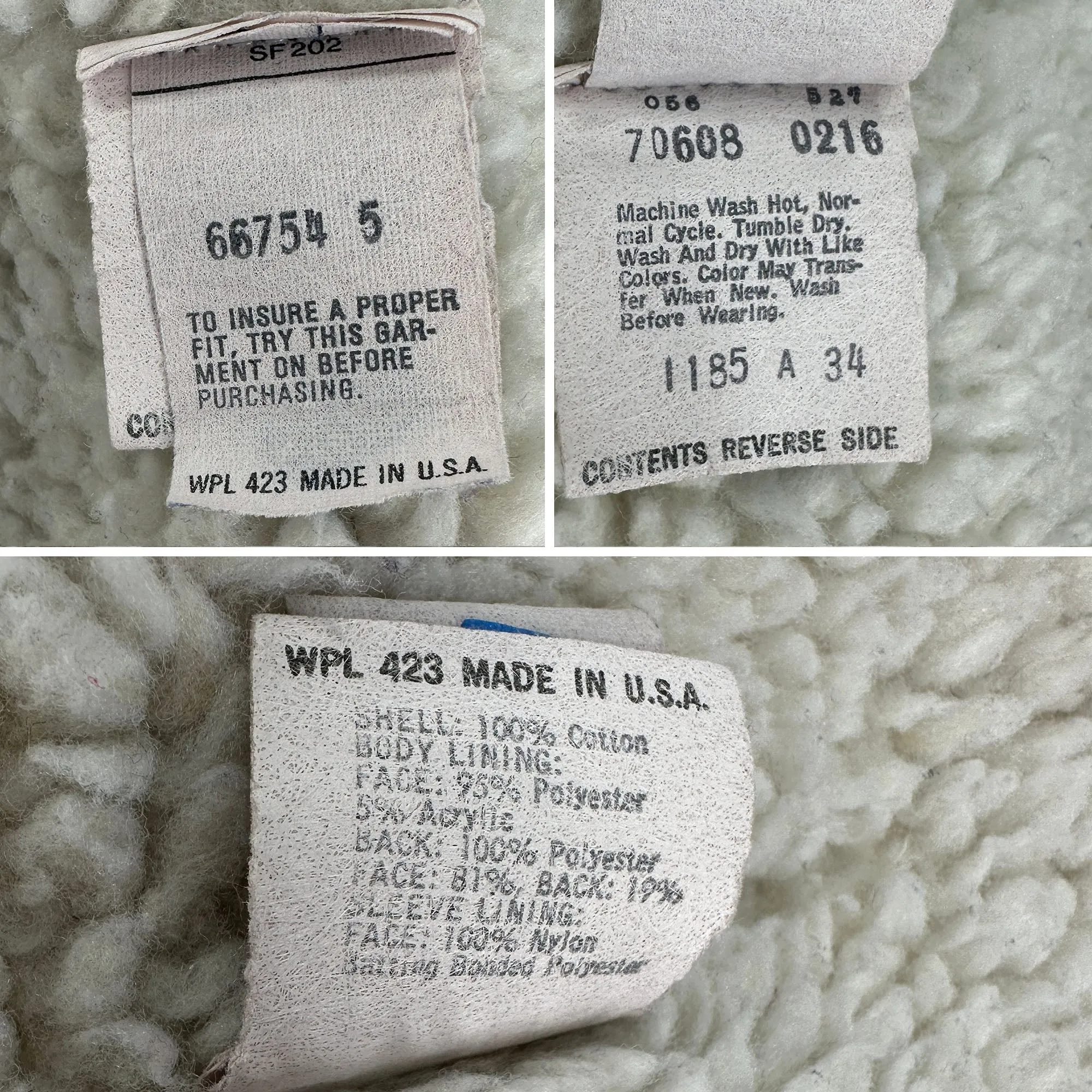Vintage 80s Levi's Sherpa Lined Denim Trucker - 40R (Fits like a small)