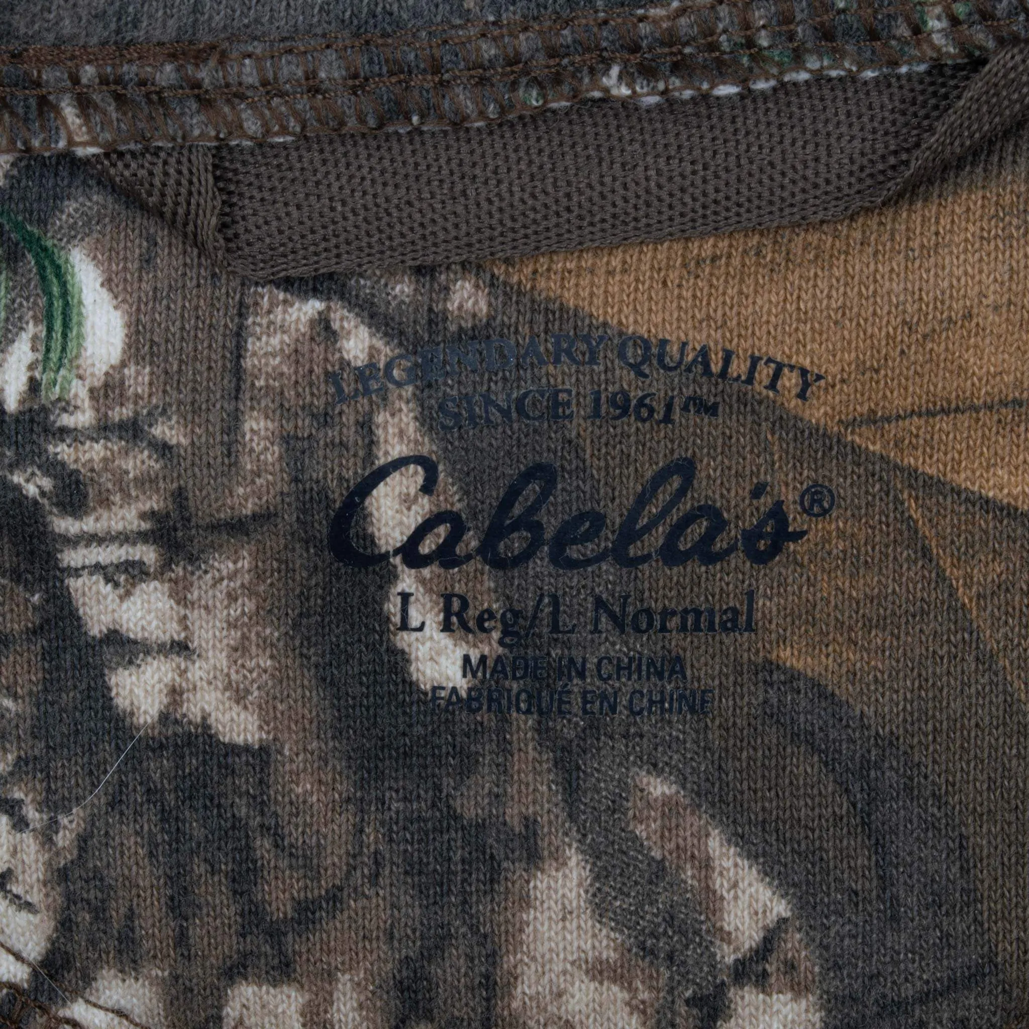 VINTAGE HUNTING REALTREE XTRA CAMO QUARTER ZIP SWEATSHIRT LARGE