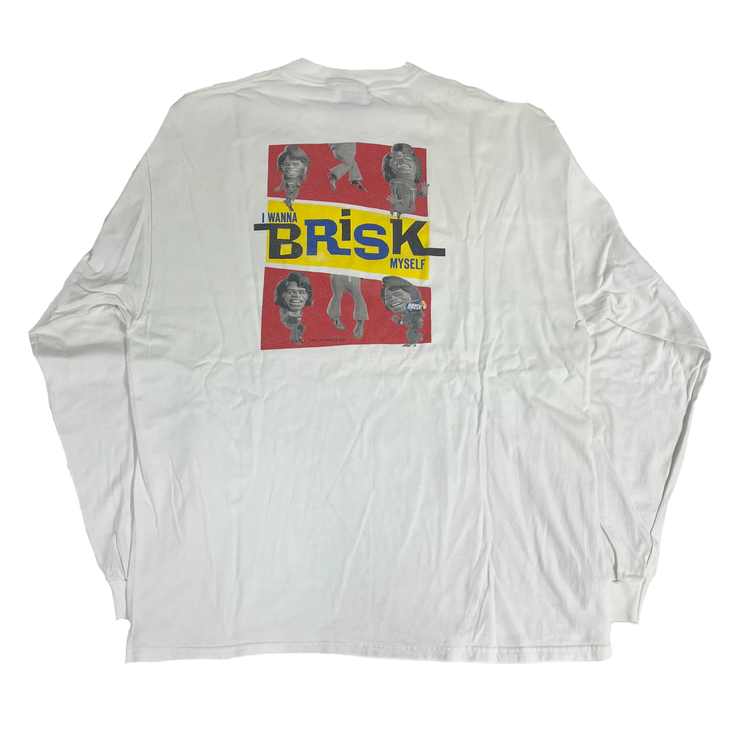 Vintage James Brown "I Wanna Brisk Myself" Long Sleeve Shirt