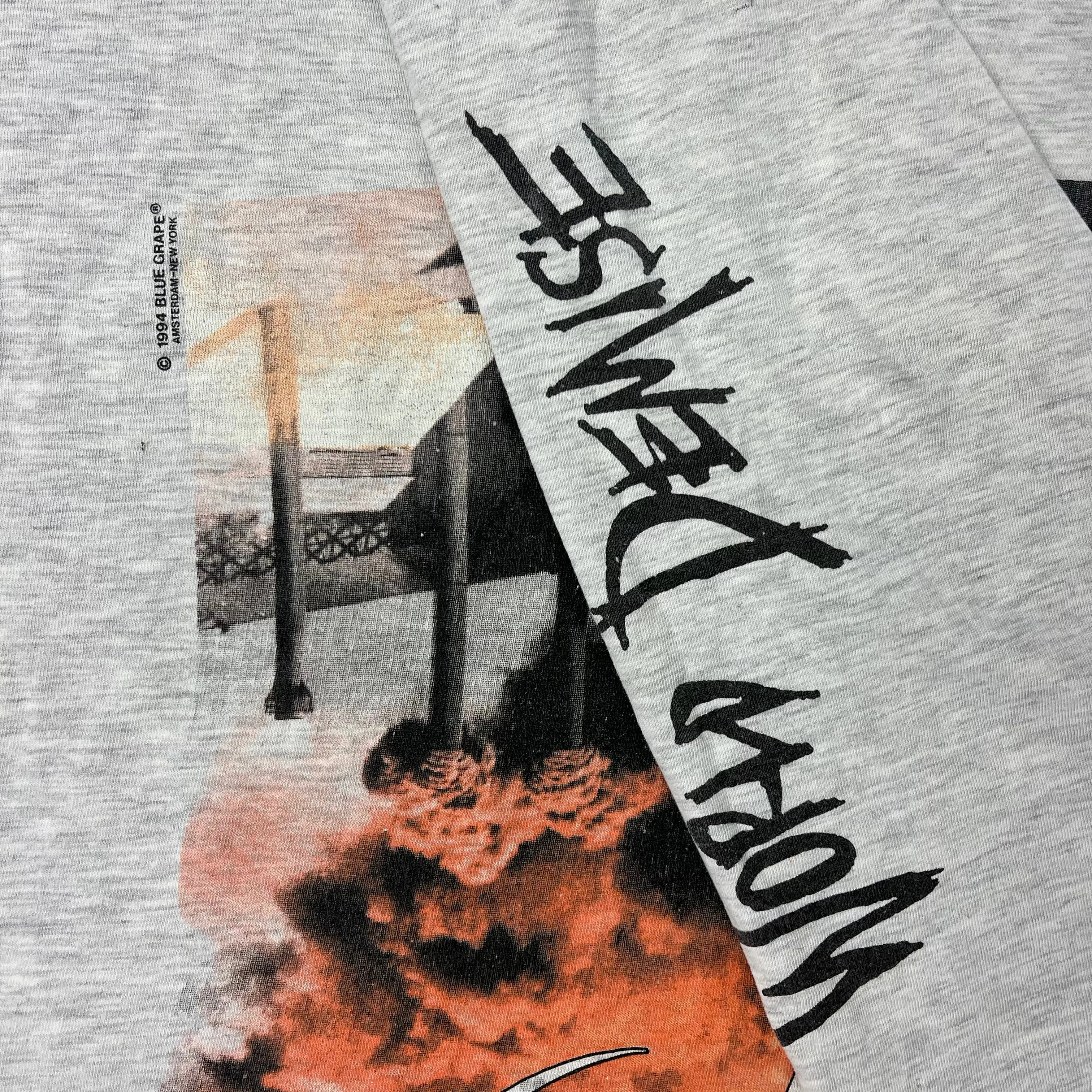 Vintage Obituary "World Demise" Long Sleeve Shirt