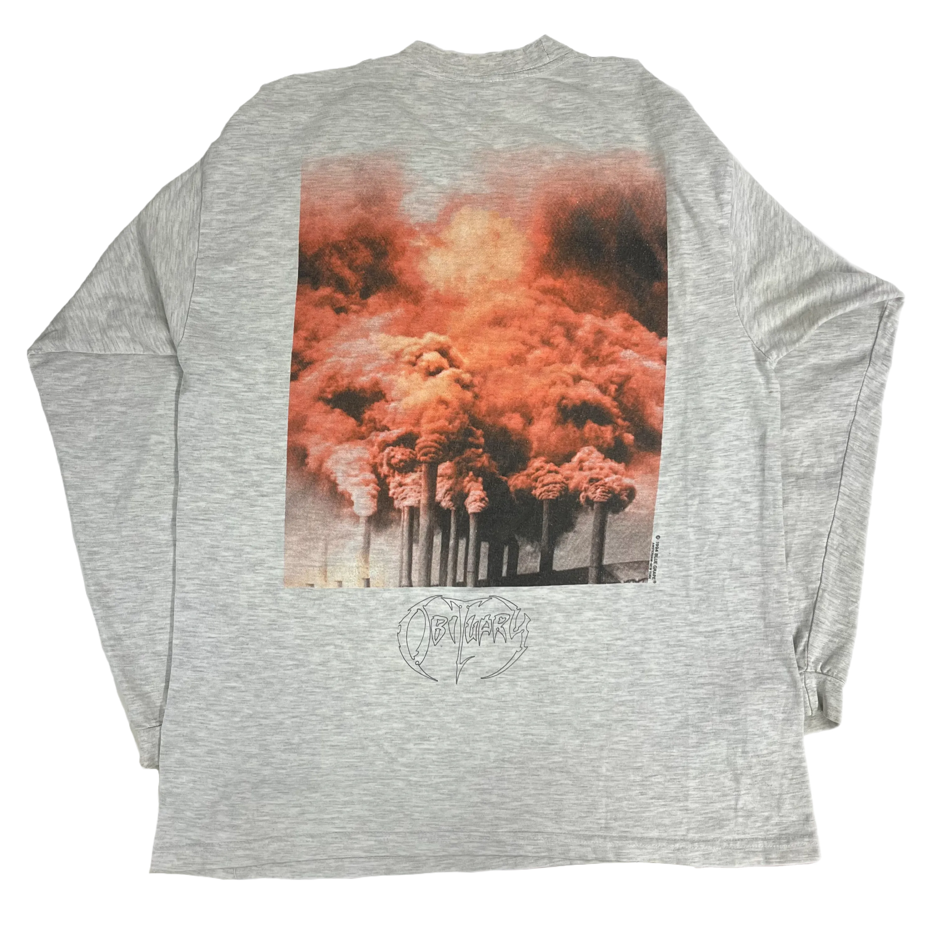 Vintage Obituary "World Demise" Long Sleeve Shirt
