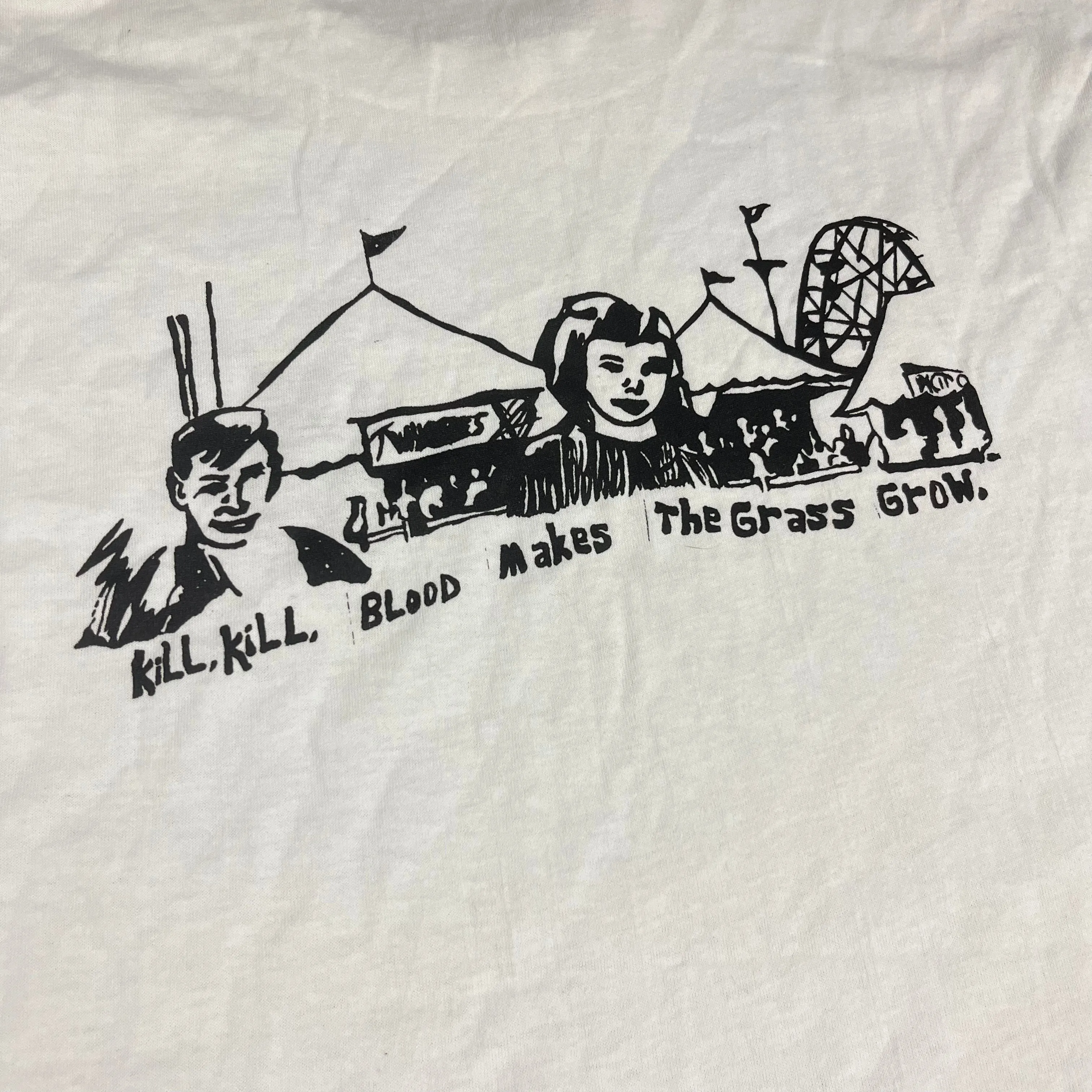 Vintage Outcomes "Kill, Kill, Blood Makes The Grass Grow." T-Shirt