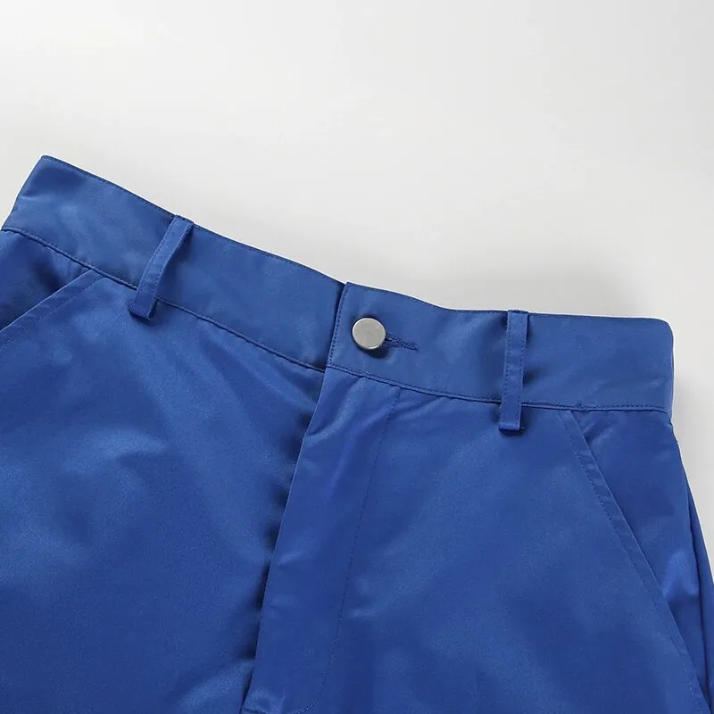 Women's Spring/Autumn High-Waist Loose Multi-Pocket Cargo Pants