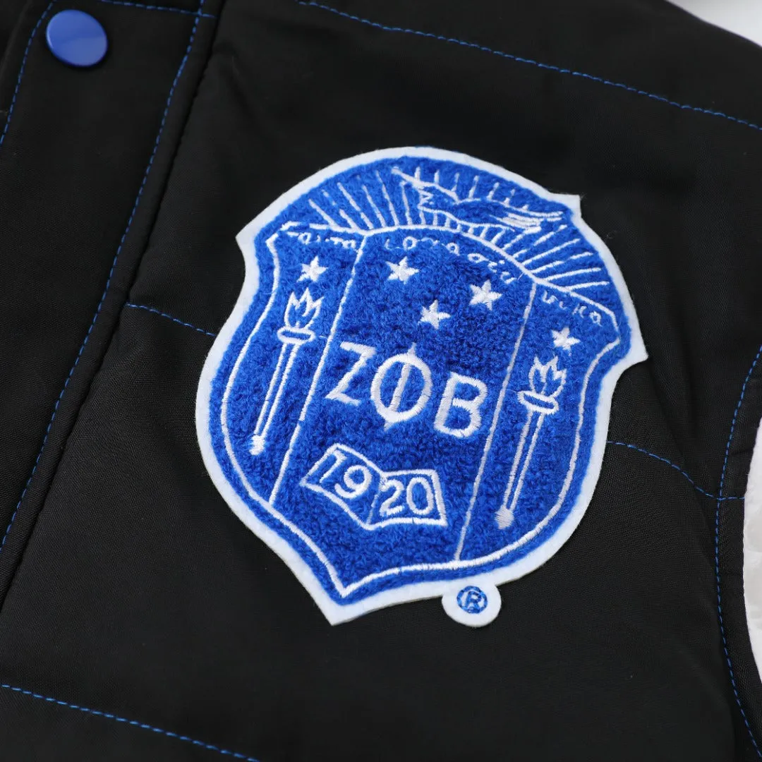 Zeta Hooded Puffer Vest Sherpa Lining Read Description