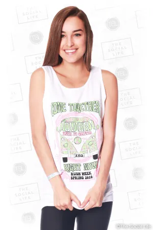 Zeta Pi Omega Groovy Rush Week Tank